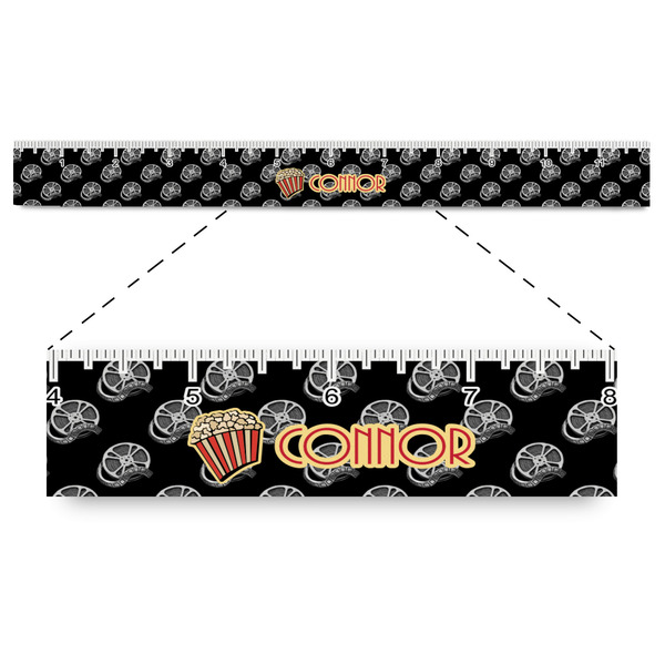 Custom Movie Theater Plastic Ruler - 12" (Personalized)