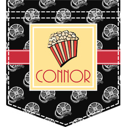 Movie Theater Iron On Faux Pocket (Personalized)