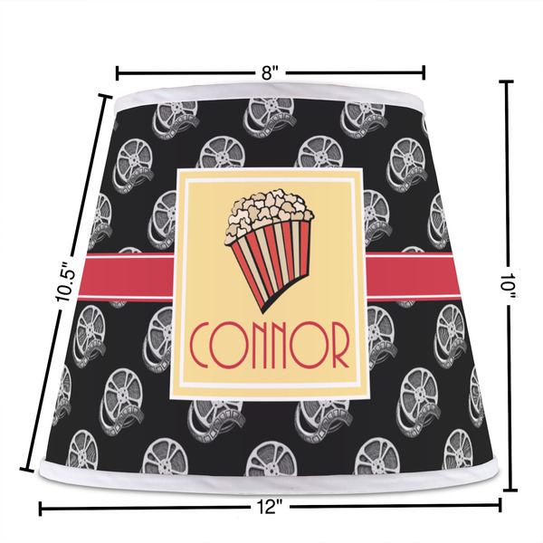 Movie Theater Poly Film Empire Lampshade - Dimensions