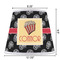 Movie Theater Poly Film Empire Lampshade - Dimensions