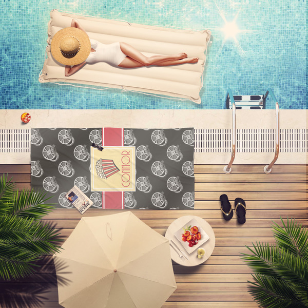 Movie Theater Pool Towel Lifestyle