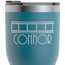 Movie Theater RTIC Tumbler - Dark Teal - Laser Engraved - Double-Sided (Personalized)
