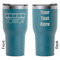 Movie Theater RTIC Tumbler - Dark Teal - Double Sided - Front & Back