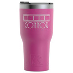 Movie Theater RTIC Tumbler - Magenta - Laser Engraved - Single-Sided (Personalized)