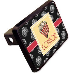 Movie Theater Rectangular Trailer Hitch Cover - 2" w/ Name or Text