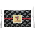 Movie Theater Rectangular Glass Lunch / Dinner Plate - Single or Set (Personalized)