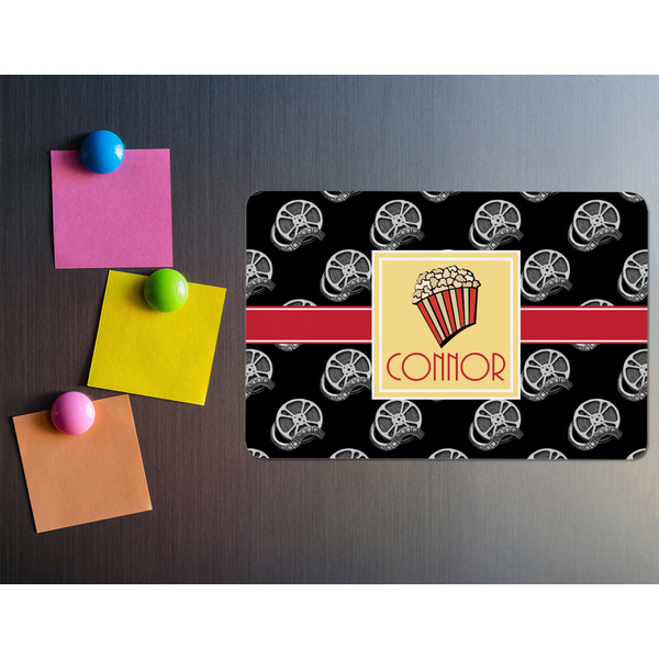 Movie Theater Rectangular Fridge Magnet - LIFESTYLE