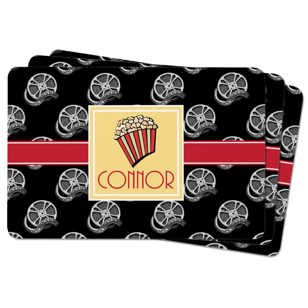 Movie Theater Rectangular Fridge Magnet - THREE