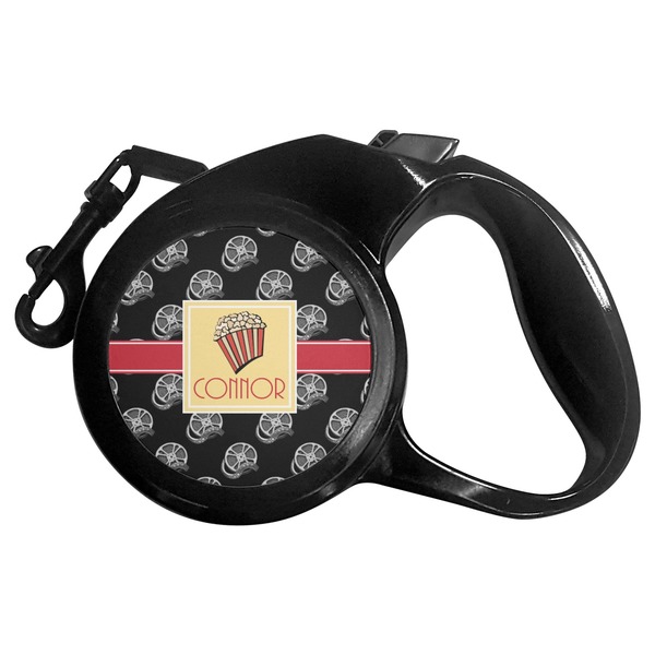 Custom Movie Theater Retractable Dog Leash - Large (Personalized)