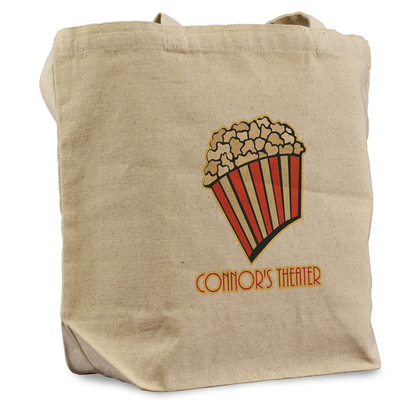 Custom Movie Theater Reusable Cotton Grocery Bag (Personalized)