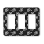 Movie Theater Rocker Style Light Switch Cover - Three Switch