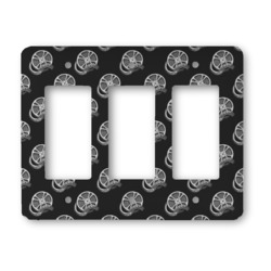 Movie Theater Rocker Style Light Switch Cover - Three Switch