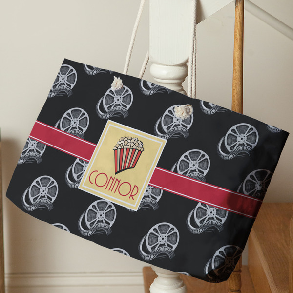 Movie Theater Large Rope Tote - Life Style