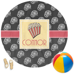 Movie Theater Round Beach Towel (Personalized)