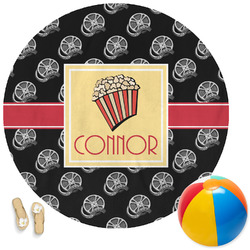 Movie Theater Round Beach Towel (Personalized)