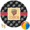 Movie Theater Round Beach Towel (Personalized)
