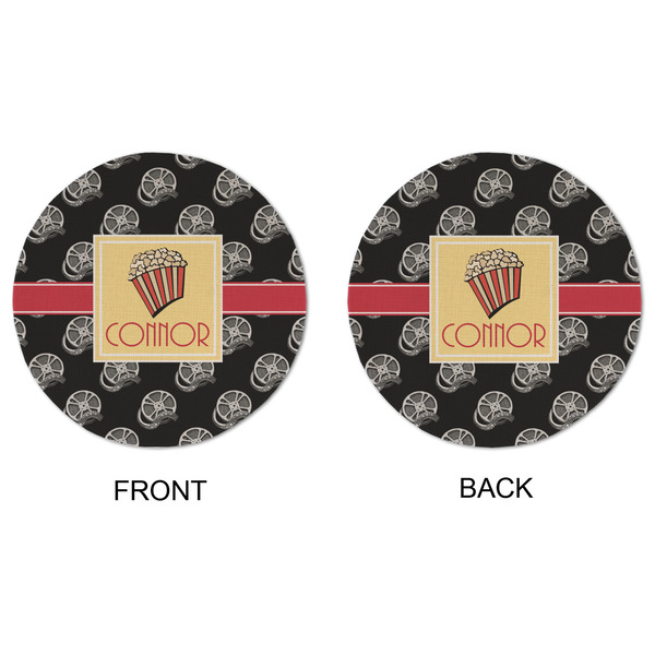 Movie Theater Round Linen Placemats - APPROVAL (double sided)