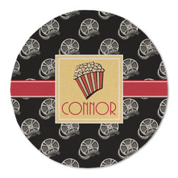 Movie Theater Round Linen Placemat - Single Sided (Personalized)