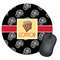 Movie Theater Round Mouse Pad (Personalized)