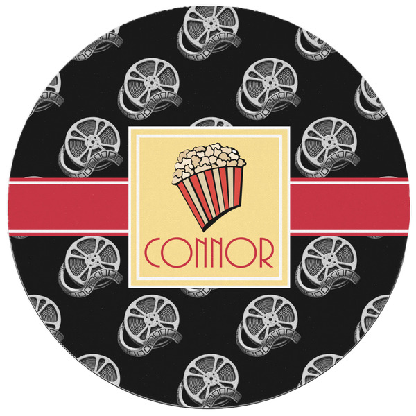 Movie Theater Round Mousepad - APPROVAL