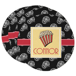 Movie Theater Round Paper Coasters w/ Name or Text
