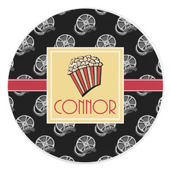 Movie Theater Round Stone Trivet (Personalized)