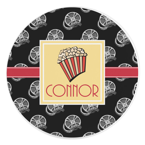 Custom Movie Theater Round Stone Trivet (Personalized)