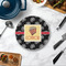 Movie Theater Round Stone Trivet - In Context View