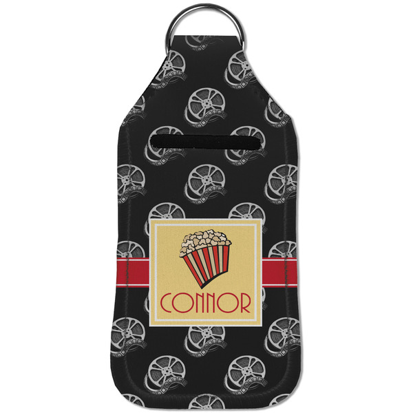 Movie Theater Sanitizer Holder Keychain - Large (Front)