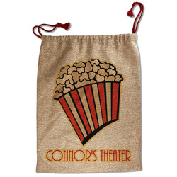 Movie Theater Santa Sack - Front (Personalized)