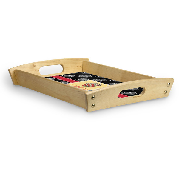 Movie Theater Serving Tray Wood Small - Corner