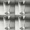 Movie Theater Set of Four Engraved Beer Glasses - Individual View