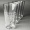 Movie Theater Set of Four Engraved Pint Glasses - Set View