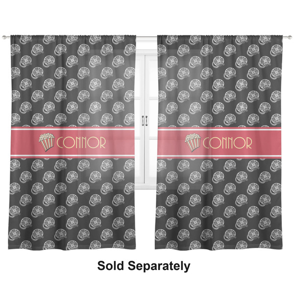 Movie Theater Sheer Curtains Double