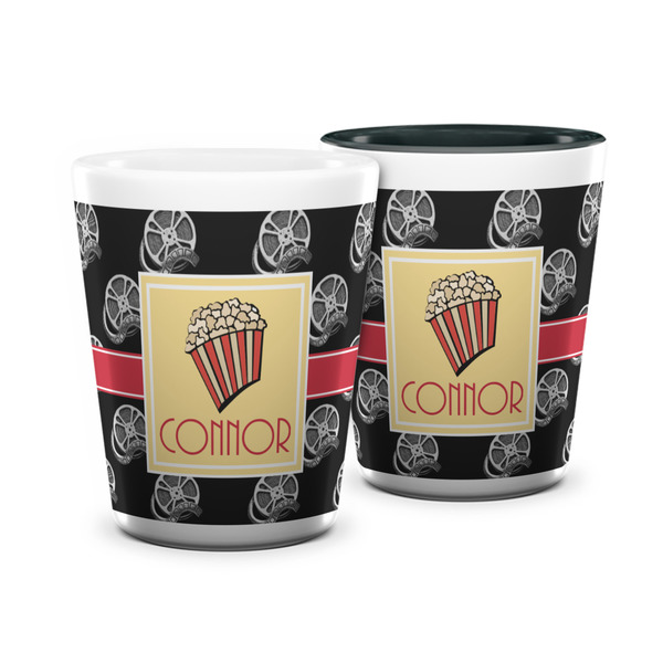 Custom Movie Theater Ceramic Shot Glass - 1.5 oz (Personalized)
