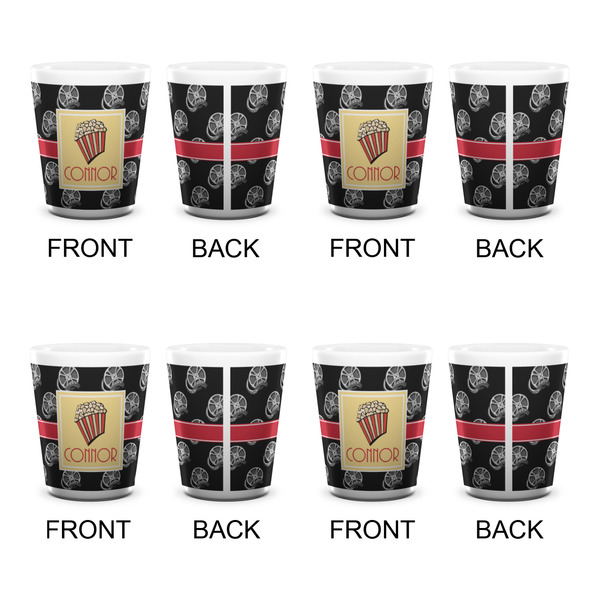 Movie Theater Shot Glass - White - Set of 4 - APPROVAL