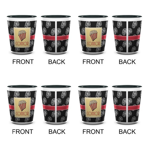 Movie Theater Shot Glassess - Two Tone - Set of 4 - APPROVAL
