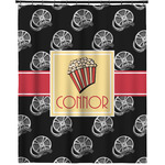 Movie Theater Extra Long Shower Curtain - 70"x83" w/ Name or Text