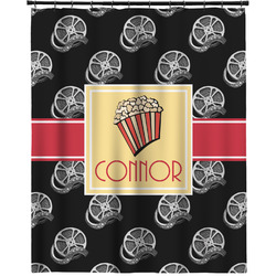 Movie Theater Extra Long Shower Curtain - 70"x83" w/ Name or Text