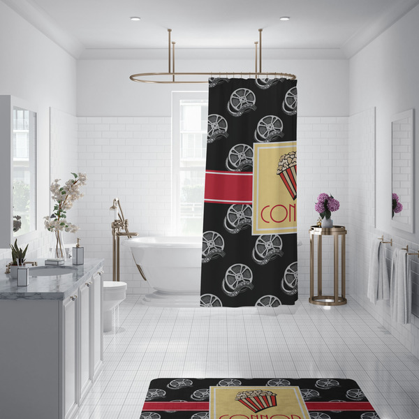 Movie Theater Shower Curtain - Custom Size