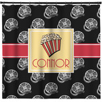 Movie Theater Shower Curtain - Custom Size w/ Name or Text