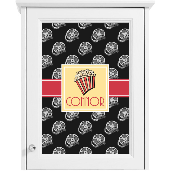 Movie Theater Single White Cabinet Decal