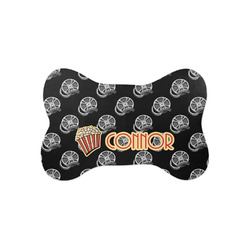 Movie Theater Bone Shaped Dog Food Mat (Small) (Personalized)