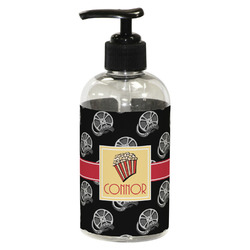 Movie Theater Plastic Soap / Lotion Dispenser (8 oz - Small - Black) (Personalized)