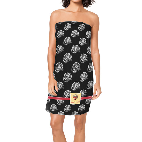 Custom Movie Theater Spa / Bath Wrap w/ Name or Text