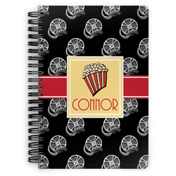 Movie Theater Spiral Notebook - 7x10 w/ Name or Text