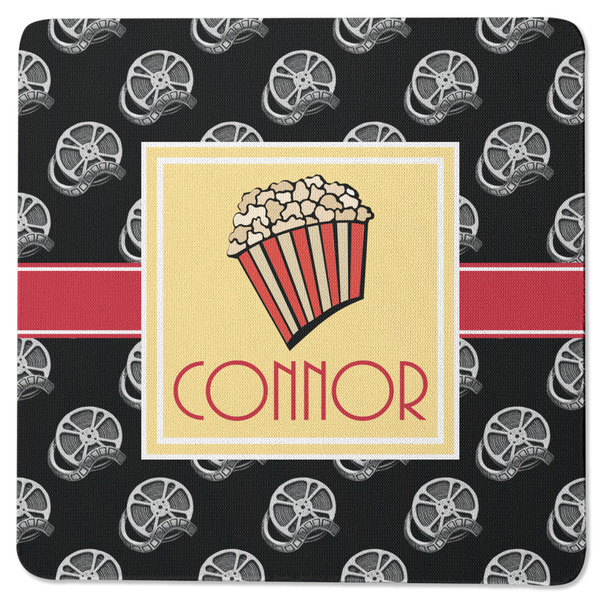 Movie Theater Square Coaster Rubber Back - Single