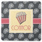 Movie Theater Square Rubber Backed Coaster (Personalized)