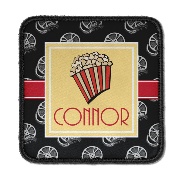 Custom Movie Theater Iron On Square Patch w/ Name or Text