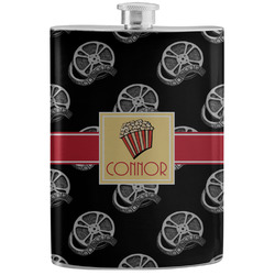 Movie Theater Stainless Steel Flask w/ Name or Text
